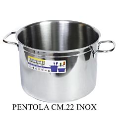 PENTOLA CM.22 INOX 18/CMOD. REALTERM