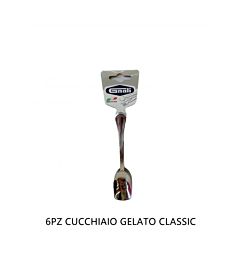 6PZ CUCCH.GELATO CLASSIC 18/CLUCIDO C/PENDAGLIO DA