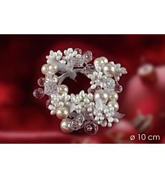 GIROCANDELA C/PERLE BIANCO PICC.