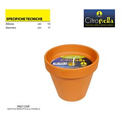 VASETTO TERRACOTTA CITRONELLA 11X10Nappi