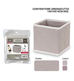 DC CASA CONTENITORE TNT ORDINATUTTO 14X14X14CM