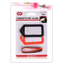 TARGHETTE PER VALIGIE 2PZ