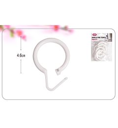 ANELLI PER TENDE IN PLASTICA 3# 10PZ