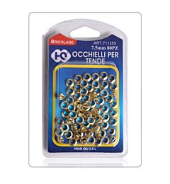 OCCHIELLI PER TENDE 7,5MM 80PZ