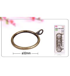 ANELLI PER TENDE 10PZ