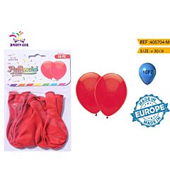 10 PZ PALLONCINI ROTONDI 30CM