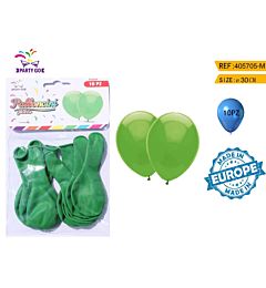 10 PZ PALLONCINI ROTONDI 30CM