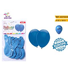 10 PZ PALLONCINI ROTONDI 30CM