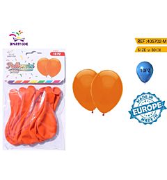10 PZ PALLONCINI ROTONDI 30CM