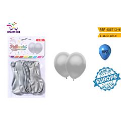 8 PZ PALLONCINI ROTONDI 30CM