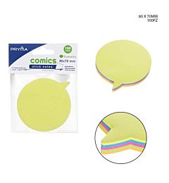 PRYMA STICK NOTES 80X70MM 100F F/FUMETTO BL.Pryma