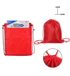 PRYMA ZAINO A SACCO 34X43CM ROSSO BL.Pryma