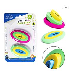 GOMMA F/OVALE 2PZ ASS. BL.Pryma