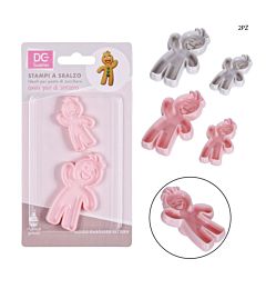 DC CASA STAMPO PASTA DI ZUCCHERO OMINO 2PZ