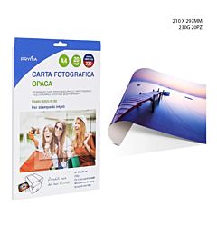 PRYMA C.FOTOGRAFICA OPACA FRONTE/RETRO A4 230G 20FPryma