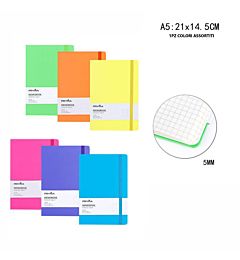 PRYMA MEMOBOOK A5 96FF 5MM 21X14.5CM FLUOPryma