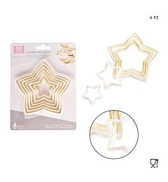 DC CASA STAMPO DOLCI TONDO/STELLA 6PZ