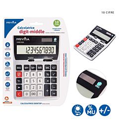 PRYMA CALCOLATRICE 10CIFRE 170X122X35MM SOLAR/BATTPryma