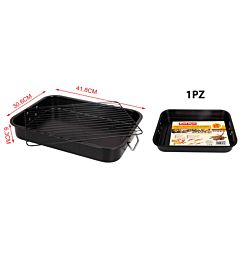 TEGLIA DA FORNO CON GRIGLIA 41.8*30.6*6.3 CM 84011