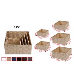 SET CESTINO PORTAOGGETTI 5PZ