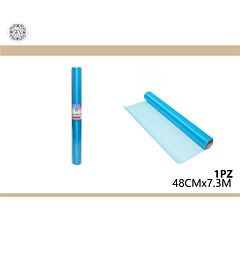 BOBINE TULLE 48CMX8 CELESTE