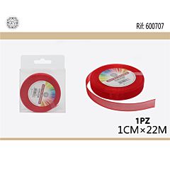 NASTRO ORGANZA 1.0CMX25Y 026ROSSO