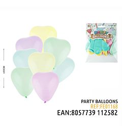 PARTY BALLOONS 25CM 8PZ