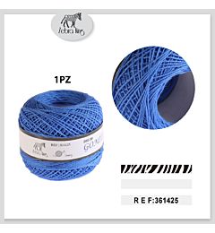 GOMITOLO DI COTONE BLU