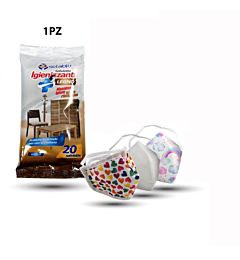 SALVIETTE IGIENIZZANTI SUPERFICI LEGNO 20PZ