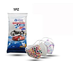 SALVIETTE IGIENIZZANTI SUPERFICI AUTO 20PZ