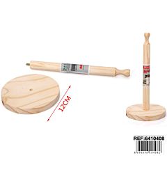PORTAROTOLO IN LEGNO 12CM