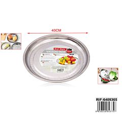 VASSOIO INOX 40CM 376G 6409365