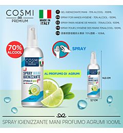 COSMI PREMIUM IGIENIZ MANI SPRAY 70ALCOOL 100MLCosmi