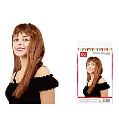 PARRUCA LUNGA LISCIA CASTANODc
