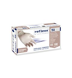 Guanti In Lattice Con Polvere Reflexx