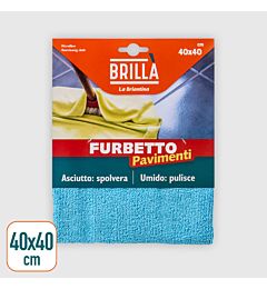 PANNO MICROFIBRA FURBETTO PAVIMENTI 40X40 CM