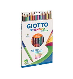 PASTELLO STILNOVO BICOLOR SCATOLA 18 COLORI   2572