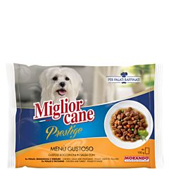 MIGLIORCANE PRESTIGE GUSTOS. GR.100 X4