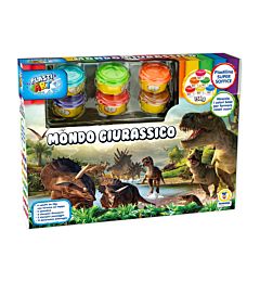 PLASTIART - SET GIURASSICO 6 VASETTI 26 GR 2 ASS