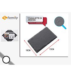 TOVAGLIETTE DI ARDESIA 15*10CMFamily