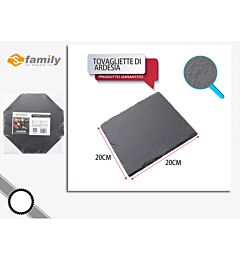 TOVAGLIETTE DI ARDESIA 20*20CMFamily