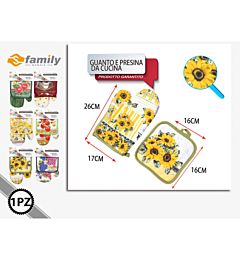 GUANTO E PRESINA DA CUCINA 17*24CM/16*16CMFamily