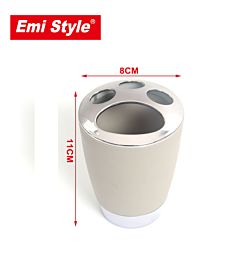 EMI STYLE BICCHIERE PORTA SPAZZOLINI 8*8*11CMEmi Style