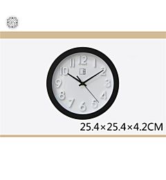 OROLOGIO TONDO DA PARETE 25.4*25.4*4.2CM