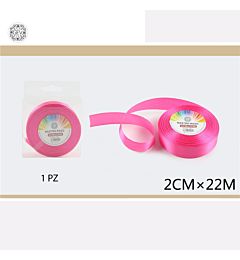 NASTRO RASO 22MT 2CM 182 FUCXIAGev