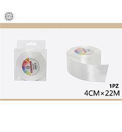 NASTRO RASO 4CMX25Y BIANCO