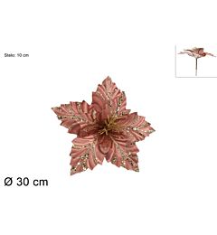 FIORE VELLUTO C/PINZETTA ROSA ANT. B80M025-1/OLD PDue Esse