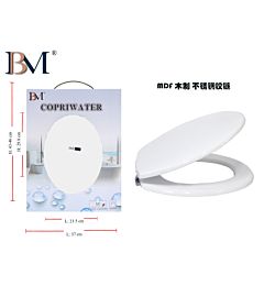 COPRIWATER IN LEGNO MDF CON CERNIERA IN ACCAIO, MIBM