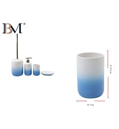 TAZZA DA BAGNO IN CERAMICA  MISURA: 7X10.2 CMBM