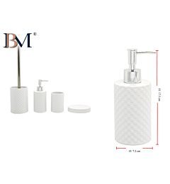 DISPENSATORE DI SAPONE IN CERAMICA, MISURA: 7.2X11